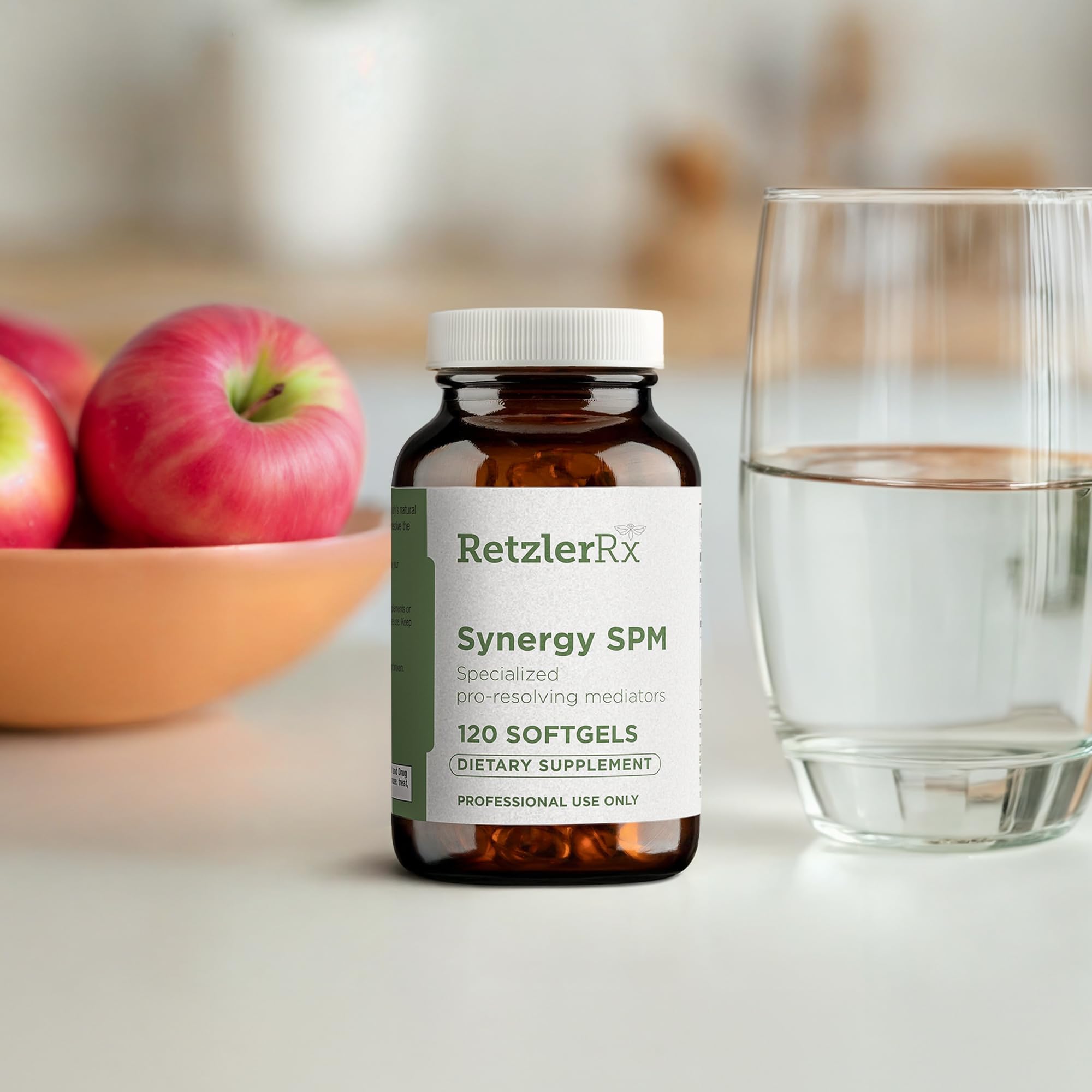 Specialized Pro Resolving Mediators - Synergy SPM by RetzlerRx® - SPM's for Joint Comfort, Tissue Health & Minor Discomfort Relief* - Non-GMO - Gluten Free - 120 Softgels HormoneSynergyAu supplements