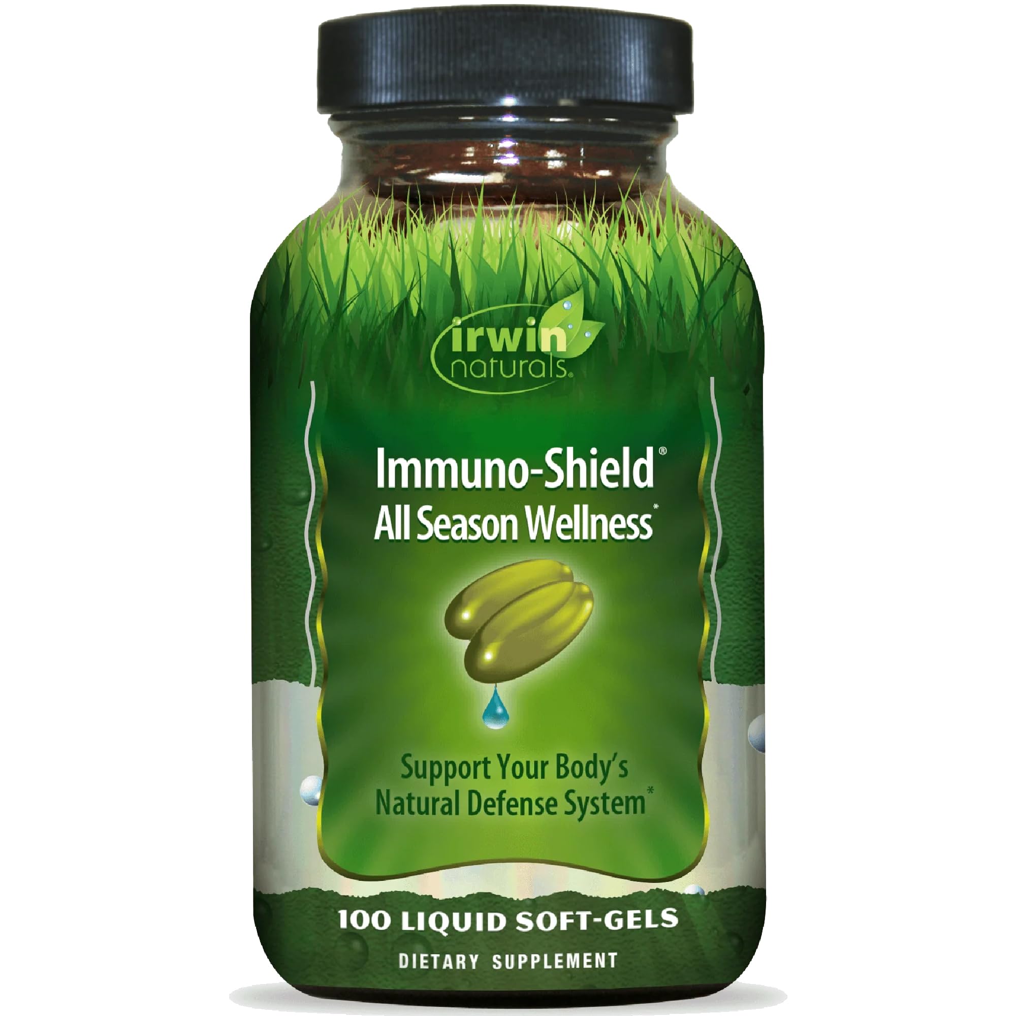 Irwin Naturals Immuno-Shield All Season Wellness for Body's Natural Defense System - 100 Liquid Softgels Irwin NaturalsAu supplements