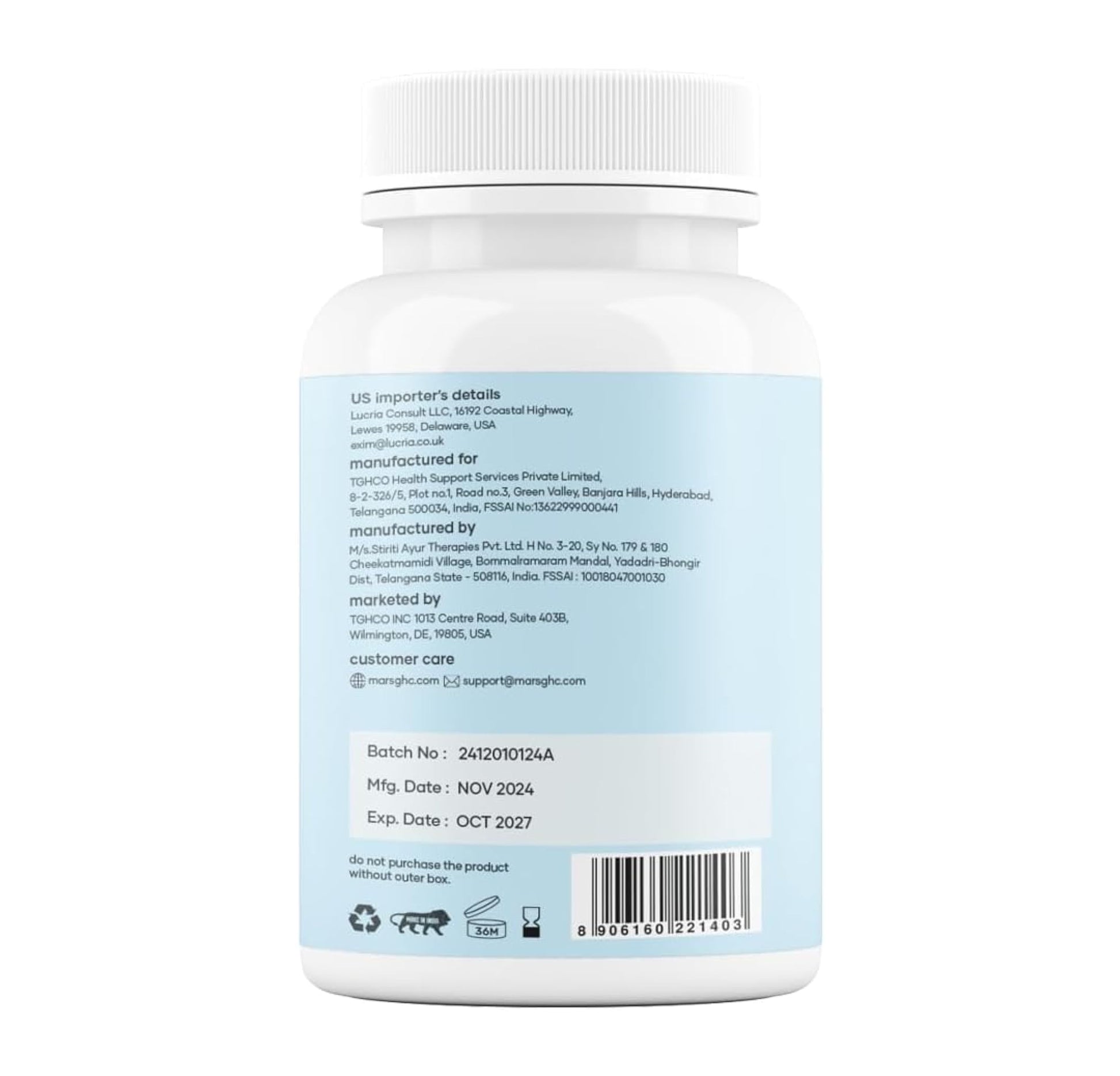 Mars Alizenol Capsules - 60 Capsules | (Pack of 3) mars by GHCAu supplements