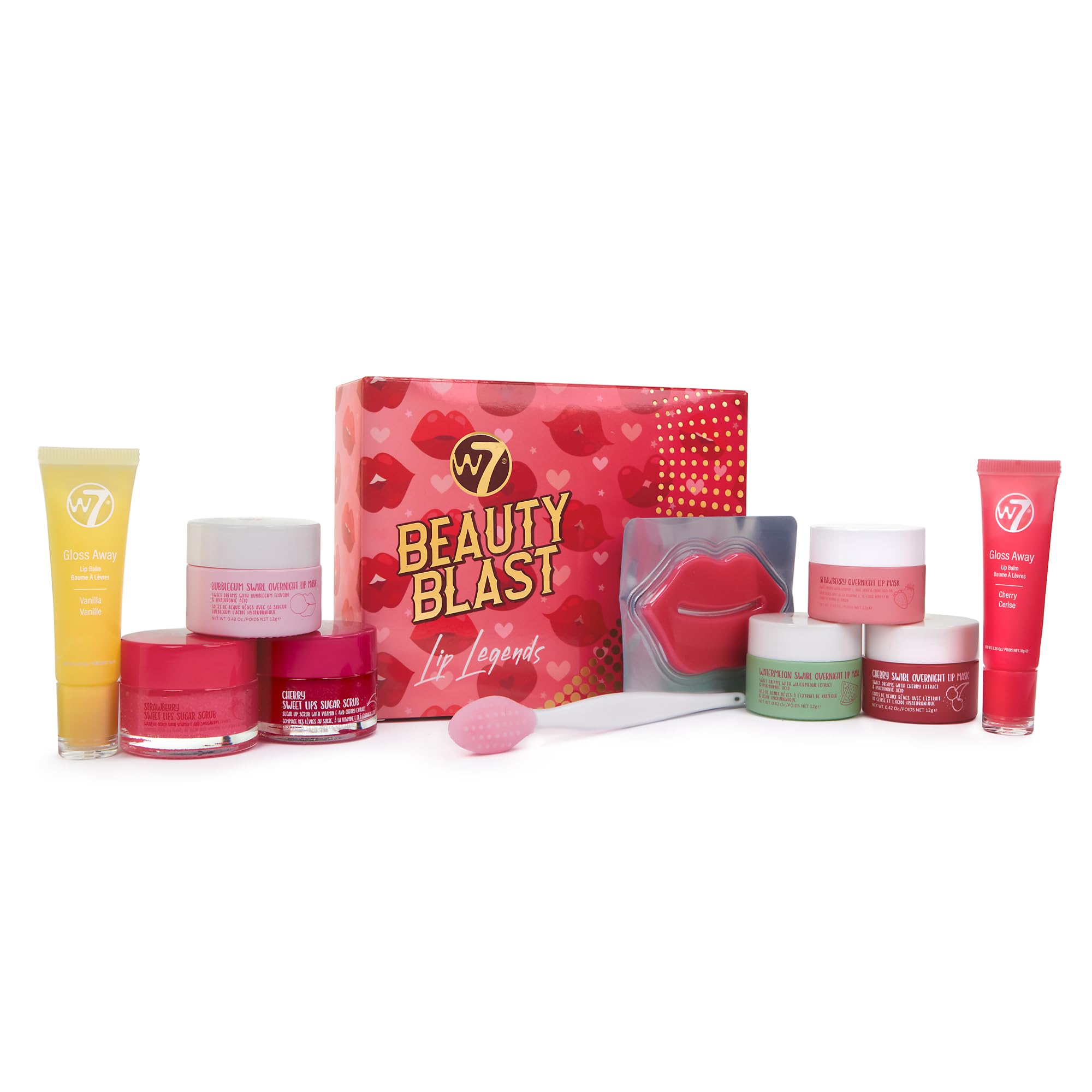 W7 Beauty Blast Lip Legends Sweet Dreams Lip Care Set - Lip Masks, Scrubs, Balms and More – Exclusive W7 Sweet Dreams Flavors Included W7Au supplements