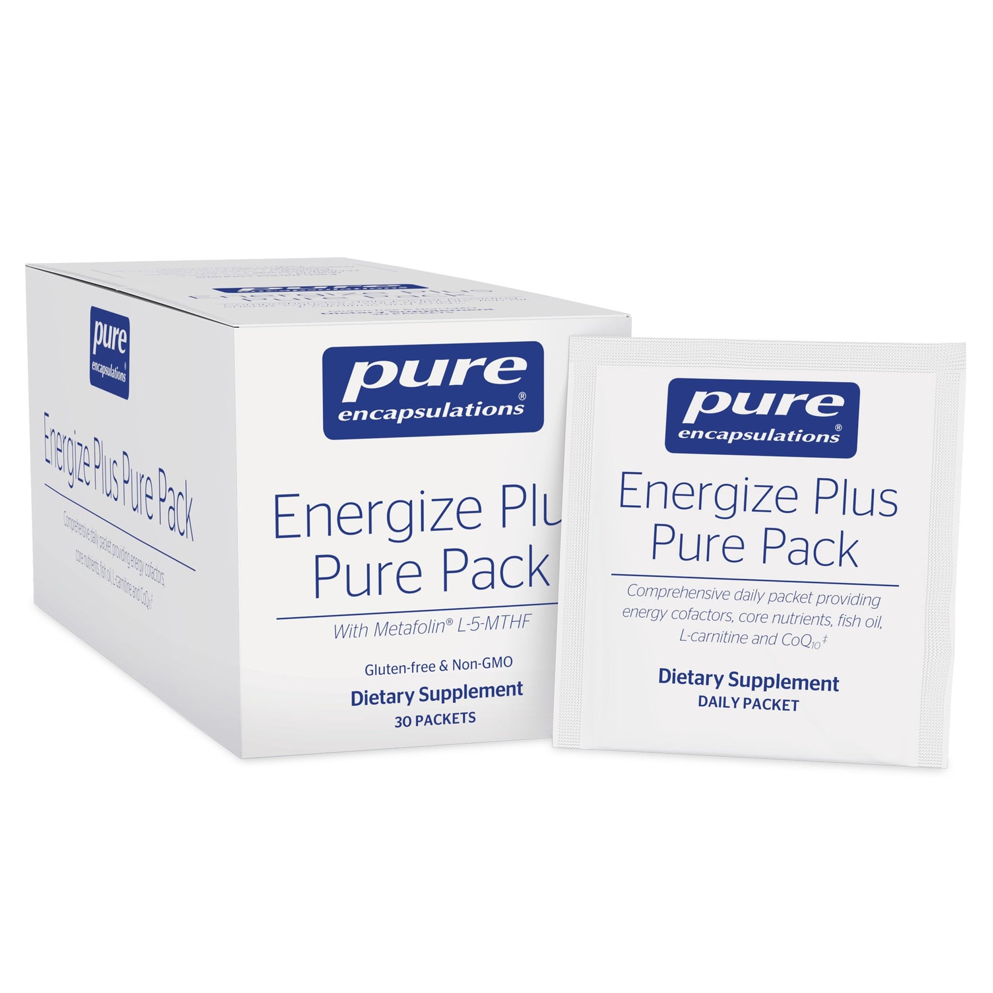 Pure Encapsulations Energize Plus Pure Pack | Supplement to Support Energy Production and Nutrient Metabolism* | 30 Packets Pure EncapsulationsAu supplements