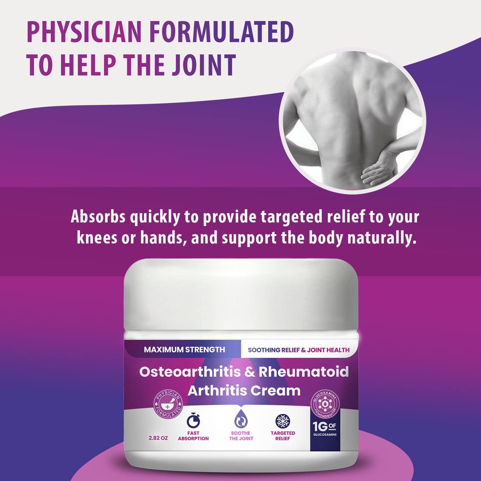 Osteoarthritis And Rhematoid Arthritis Cream By PMT – Soothing Relief For Your Knees and Hands. Includes 1 Gram Of Glucosamine; Arnica, Arginine, Glucosamine, Aloe - Cooling relief for Hands and Knees M PAIN MANAGEMENT TECHNOLOGIESAu supplements