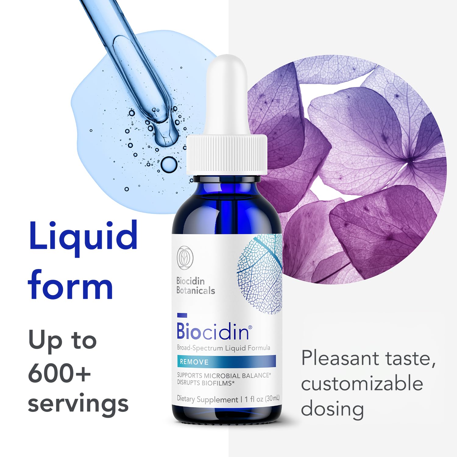 Biocidin Liquid Formula - Biofilm Buster & Broad-Spectrum Botanicals for Gut Detox Cleanse Support - Promotes Microbial Balance, Gut Health & Clearance of Unwanted Microbes (1 Oz) Bio-Botanical ResearchUS supplements
