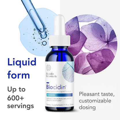 Biocidin Liquid Formula - Biofilm Buster & Broad-Spectrum Botanicals for Gut Detox Cleanse Support - Promotes Microbial Balance, Gut Health & Clearance of Unwanted Microbes (1 Oz) Bio-Botanical ResearchUS supplements