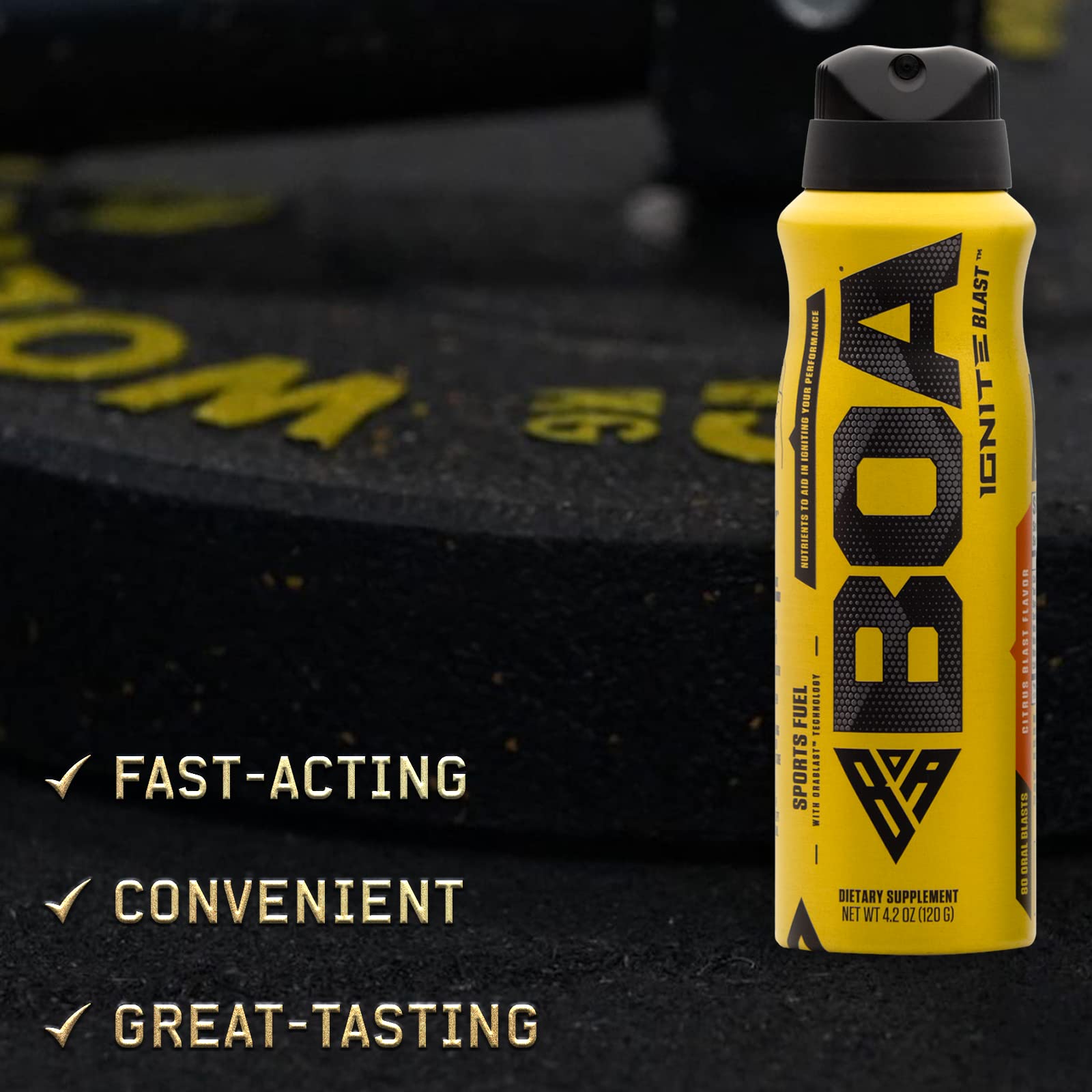 BOA Ignite Blast – Oral Aerosol Rapid Energy Solution – Pre Workout with Caffeine, B Vitamins BOA Nutrition IncAu supplements