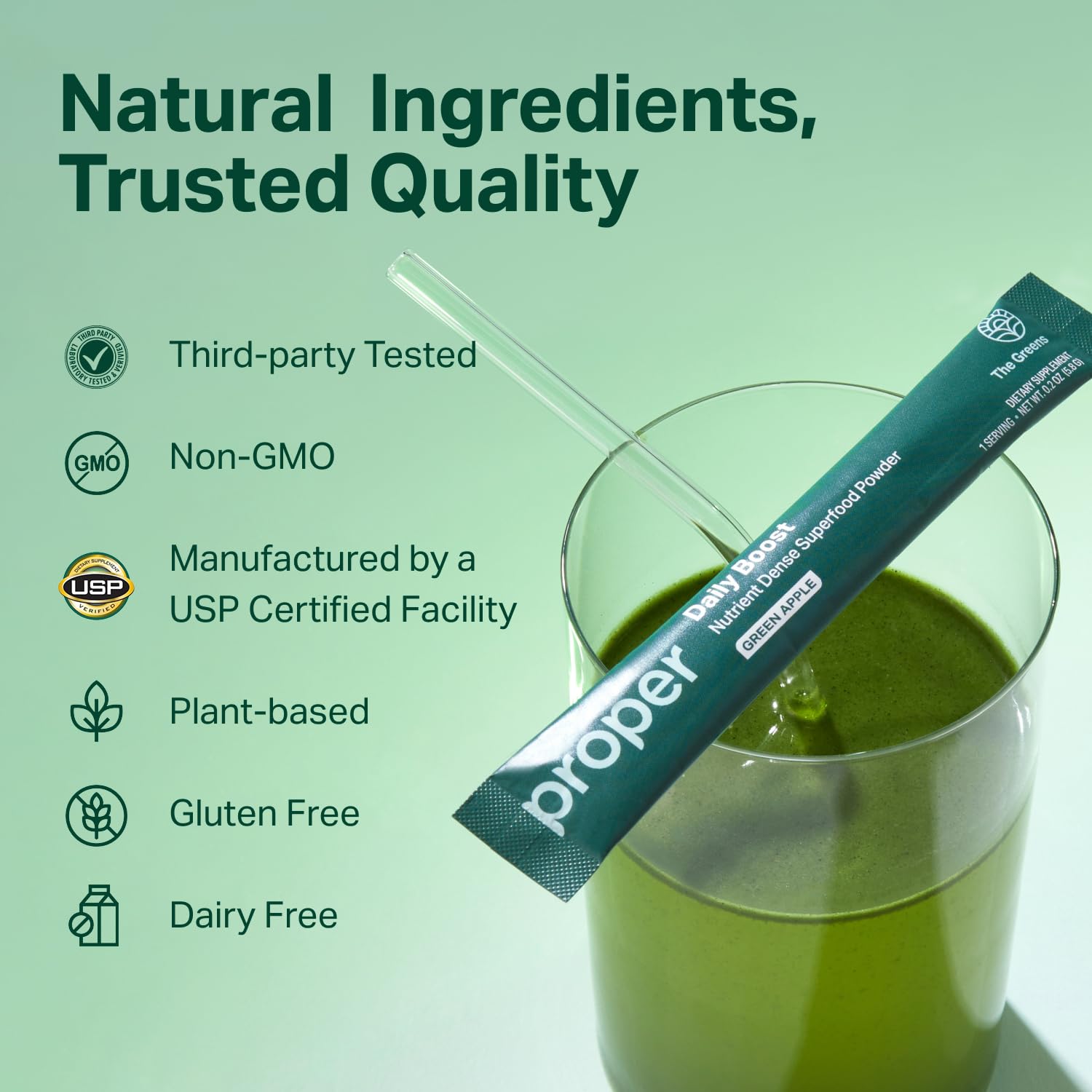 Proper The Essentials Super Foods Powder 5-Stick Variety Pack - Super Greens, Gut Health, Metabolism & Energy, Calm Magnesium Powder & Immune Support Supplement Packs ProperAu supplements
