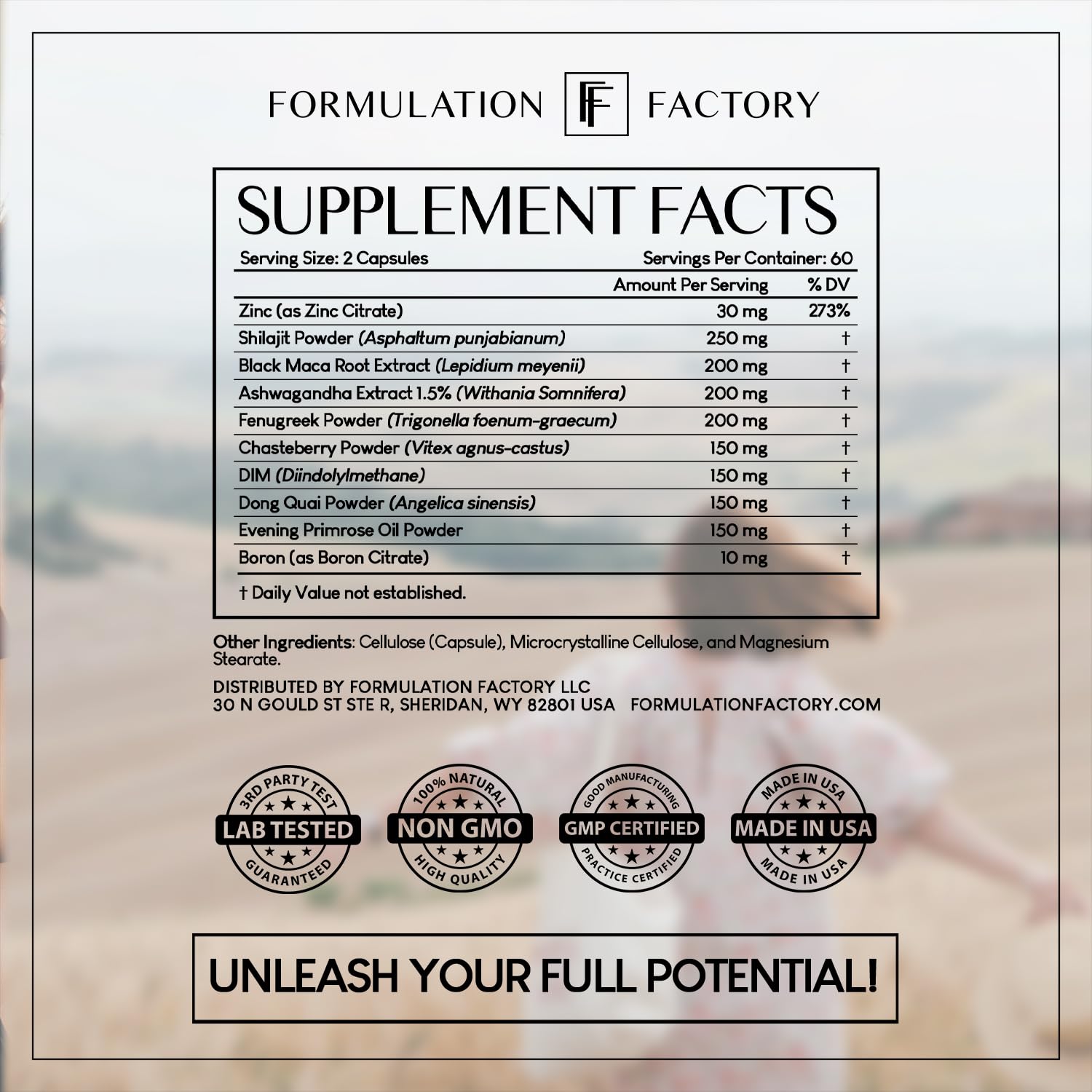 Formulation Factory She's Obsessed: 10-in-1 Hormone Balance Maximizer with Shilajit, Maca, Ashwagandha, DIM, Dong Quai, Zinc & More for Vitality & Balance – 120 Capsules 2 Months Formulation FactoryAu supplements