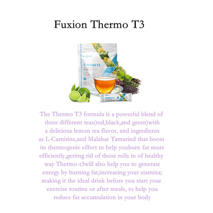 FuXion Thermo T3,Delicious Lemon Tea Flavor(Thermo TT3, 28 Sachets) CHNLMLUS supplements