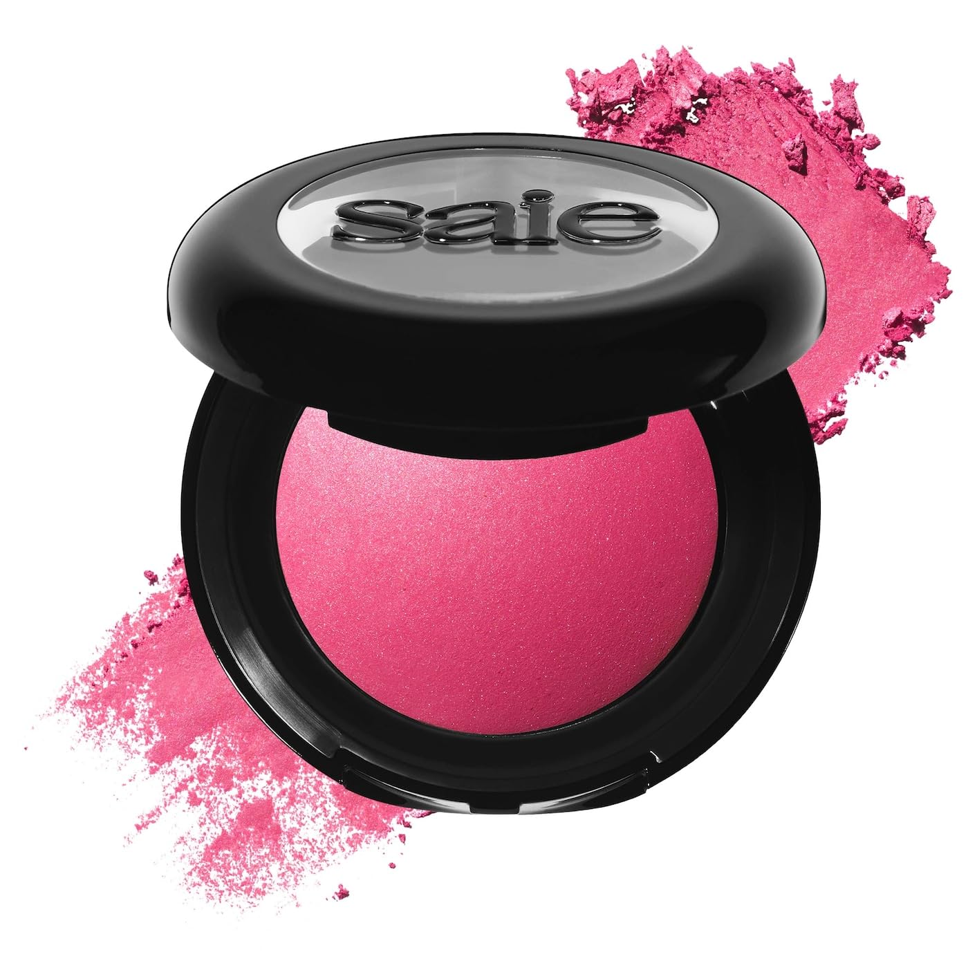 Saie Blush & Brush Duo - SuperSuede Baked Blush in Amore (.01 oz) & Powder Blush Brush - Talc-Free, Moisturizing Blush with Vegan, Fluffy Brush for Seamless Application SaieAu supplements