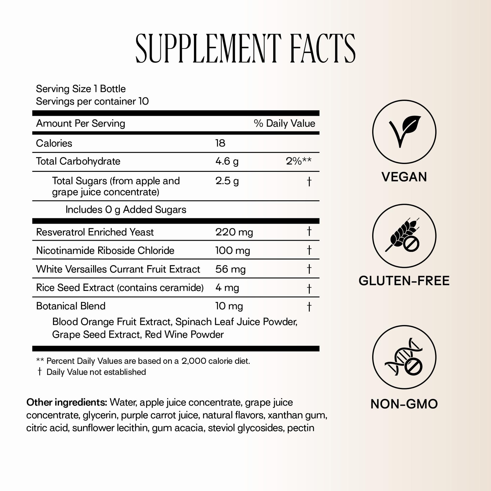 Happy Aging Liquid NAD+ Resveratrol Supplement, NMN Alternative, Liposomal Nicotinamide Riboside & Antioxidants for Energy Support, Brain Health, Firm Skin, Twice Weekly Use, 30 Shots Happy AgingAu supplements
