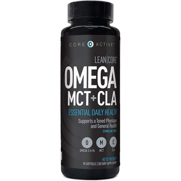 Lean CORE Omega MCT + CLA - Stimulant Free Health Formula, Lean Muscle & Toned (CORE)ACTIVEUS supplements