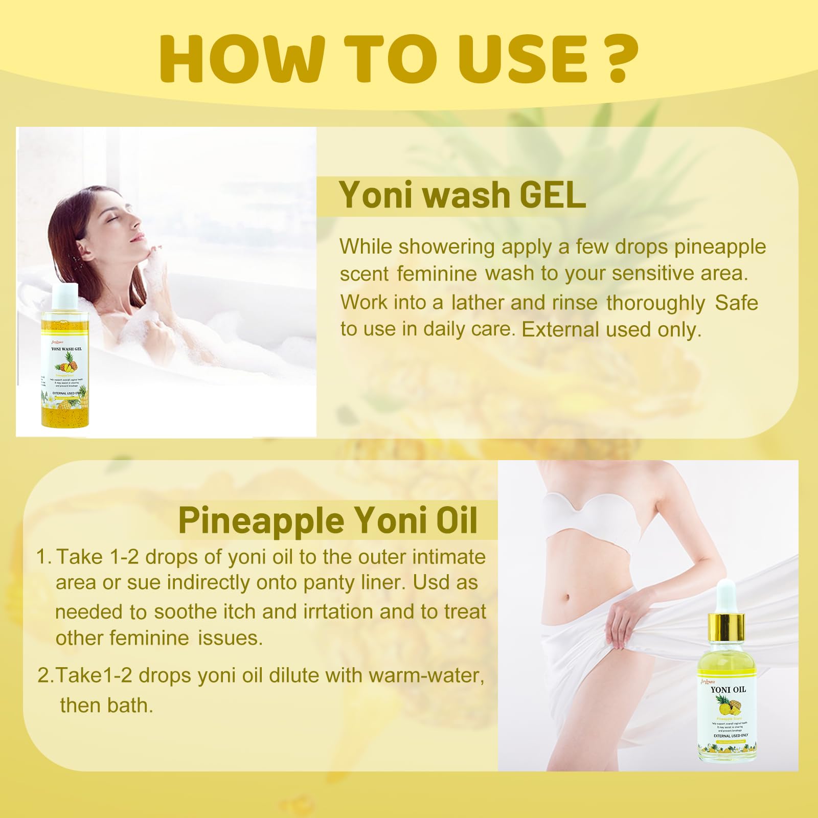 forvirness Natural Yoni Wash Yoni Oil Set, Cleanse - Remove Odor - ph Balance Feminine Wash forvirnessAu supplements