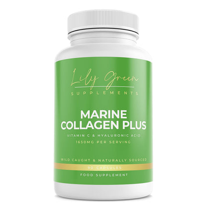 Lily Green | Marine Collagen with Hyaluronic Acid & Vitamin C - 1650mg per Serving Lily Green SupplementsUS supplements