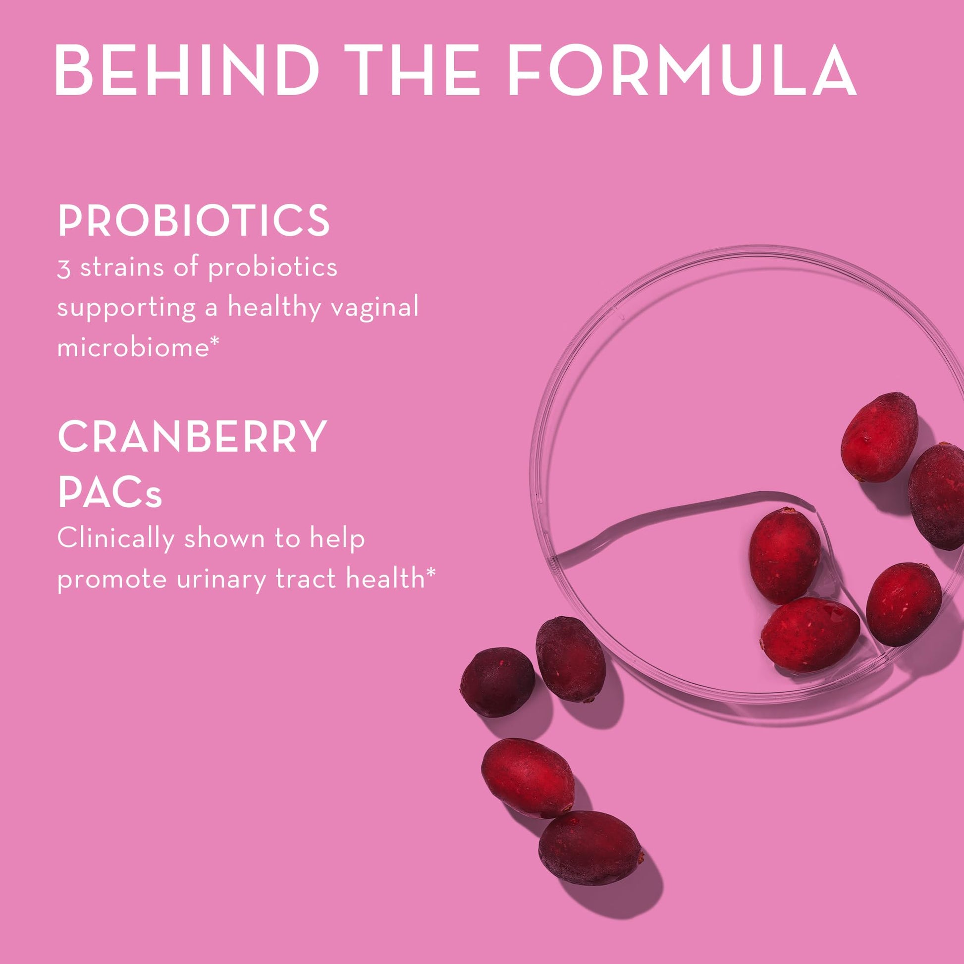 HUM Private Party Pills - Vaginal Probiotics for Women's Ph Balance with Cranberry HUMAu supplements