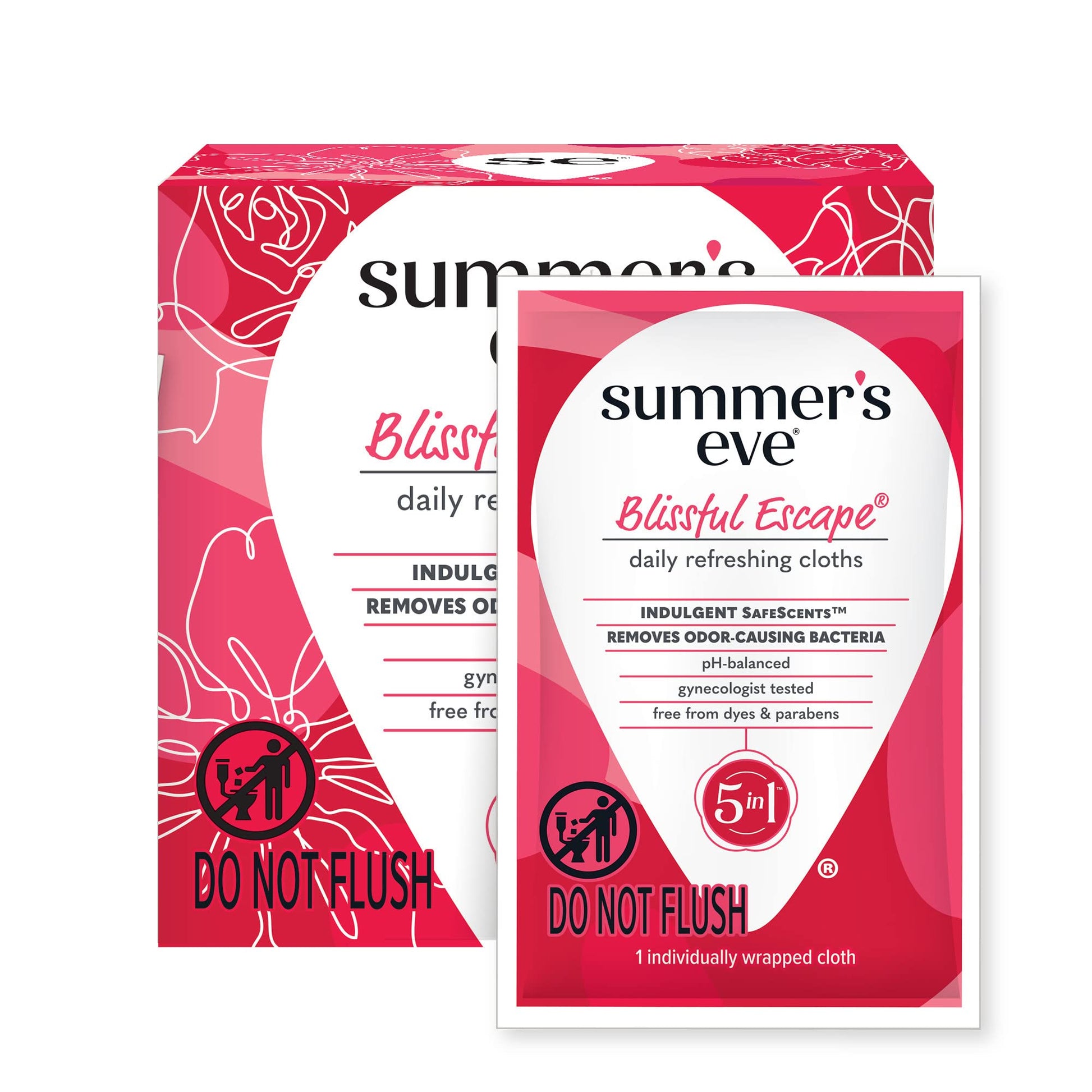 Summer's Eve Blissful Escape Daily Refreshing Feminine Wipes, Removes Summer's EveUS supplements