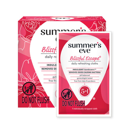 Summer's Eve Blissful Escape Daily Refreshing Feminine Wipes, Removes Summer's EveUS supplements