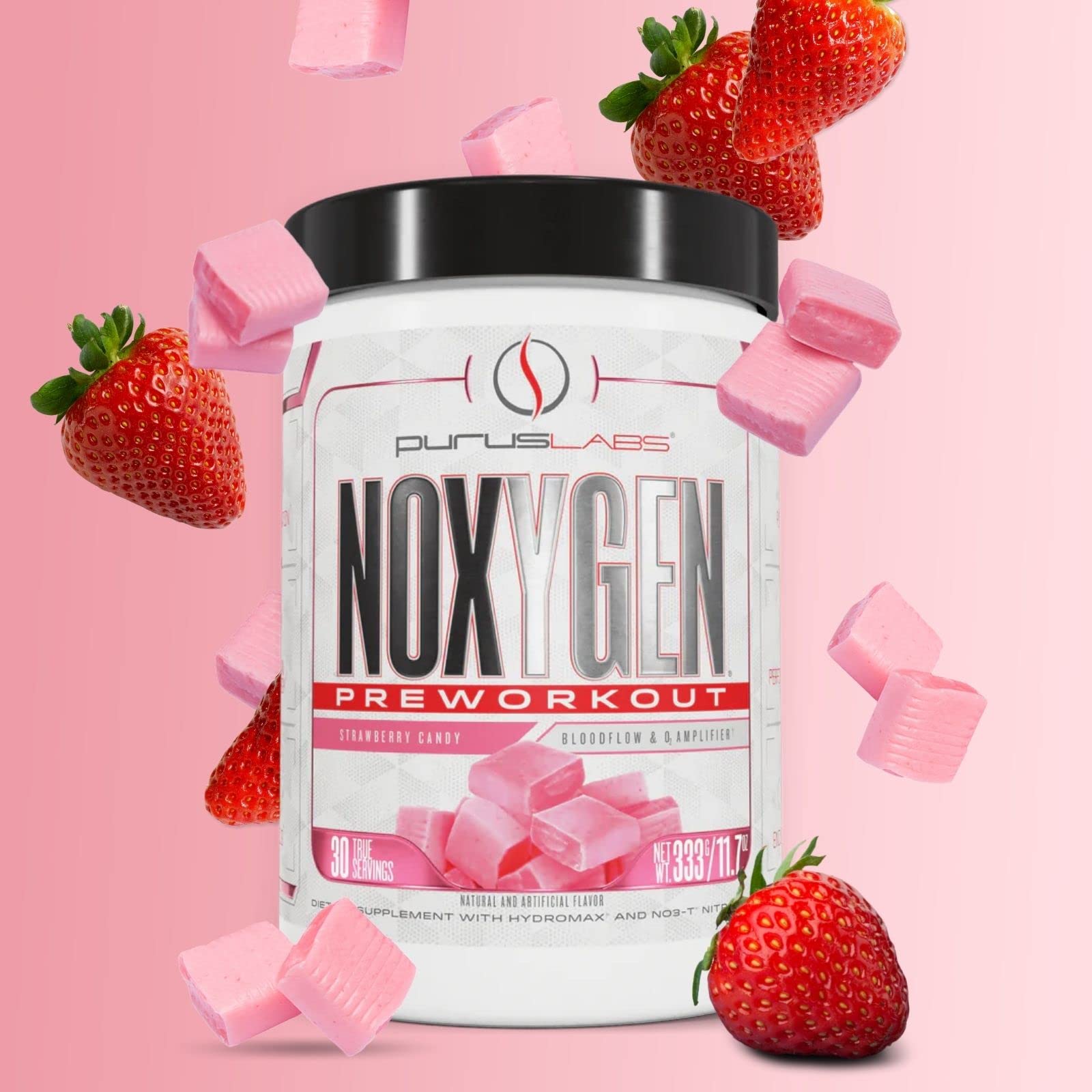 Purus Labs NOXYGEN PREWORKOUT Powder, 30 Servings (Strawberry Candy) Purus LabsAu supplements