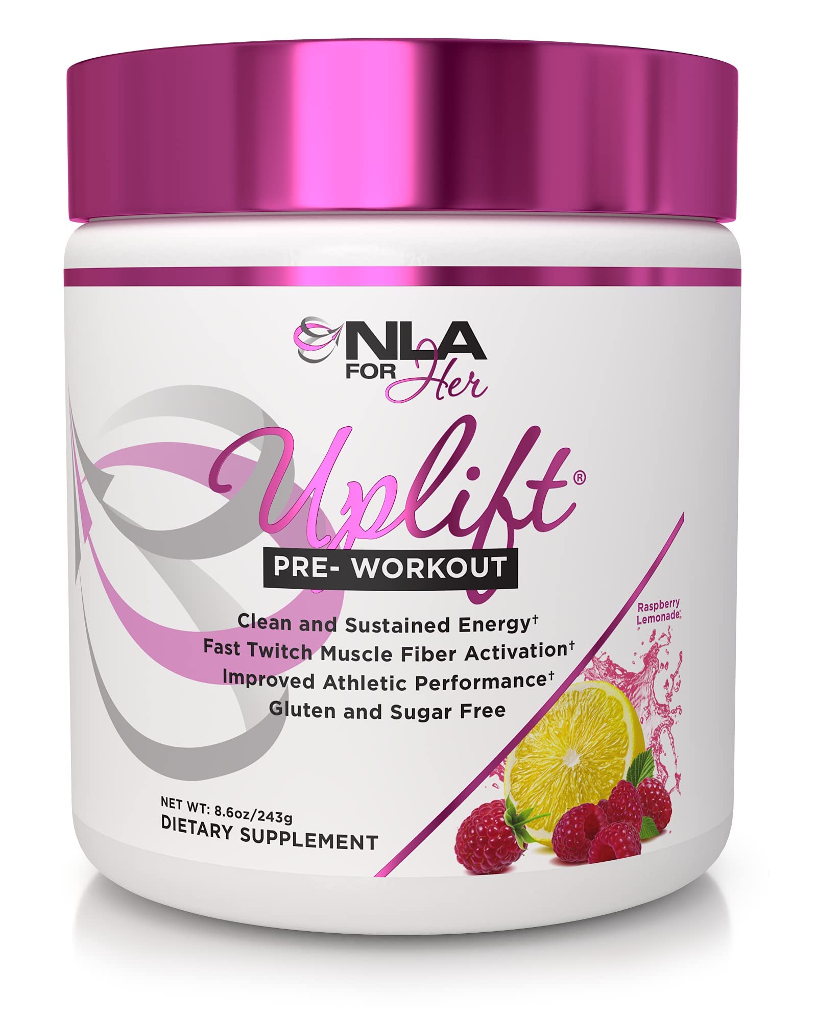 NLA for Her Pre/Intra Workout Stack (Includes Her Thermogenic Amino Georgia Peach NLA for HerAu supplements