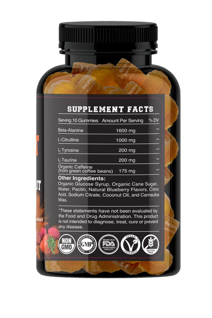 Mindset Dietary Supplement Gummies for Energy and Performance | Naturally Flavored Battle Born SupplementsUS supplements