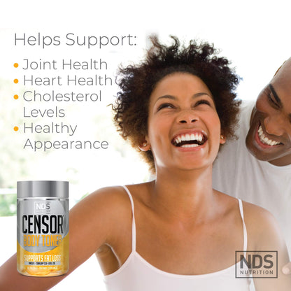 Censor NDS Nutrition Fat Loss and Body Toner with CLA, Fish Oil, Safflower and Omega 3-6-9 Blend CensorUS supplements