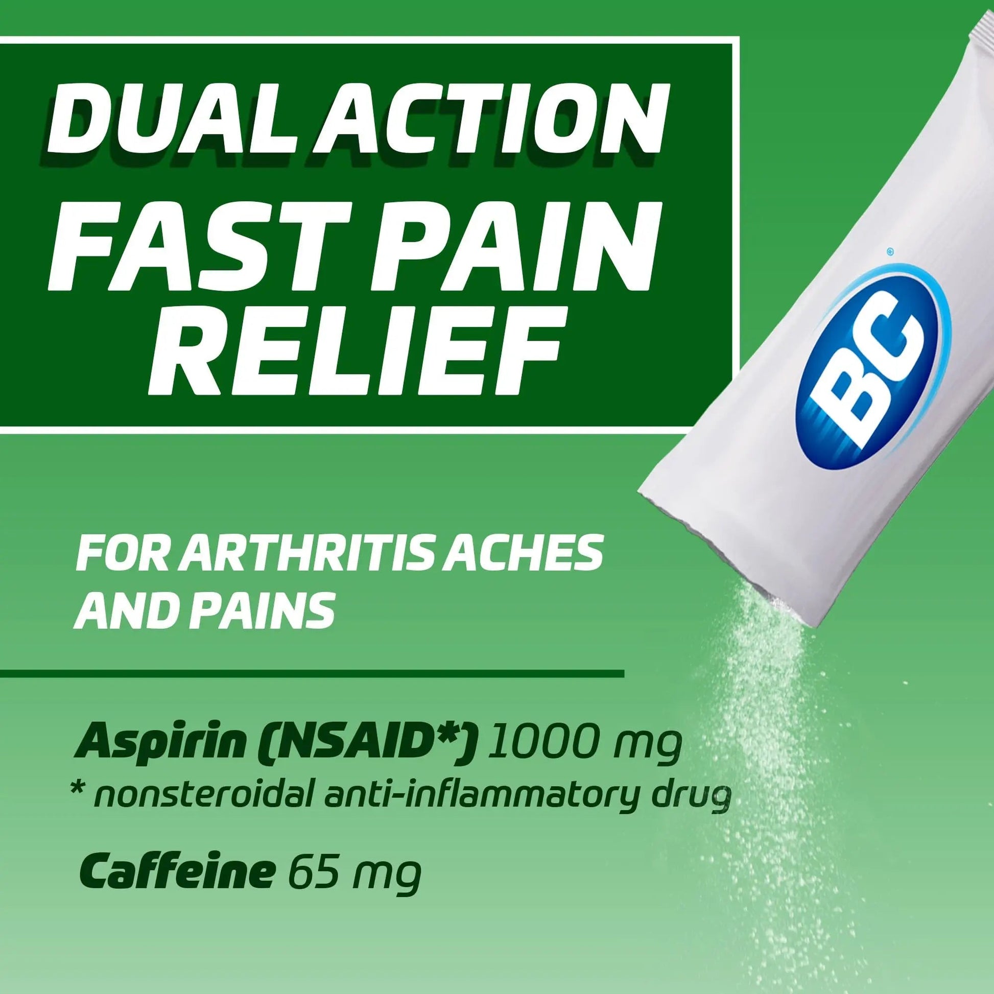 BC Pain Relief Powder, Arthritis Pain, 50 ct (Pack of 1) BCAu supplements