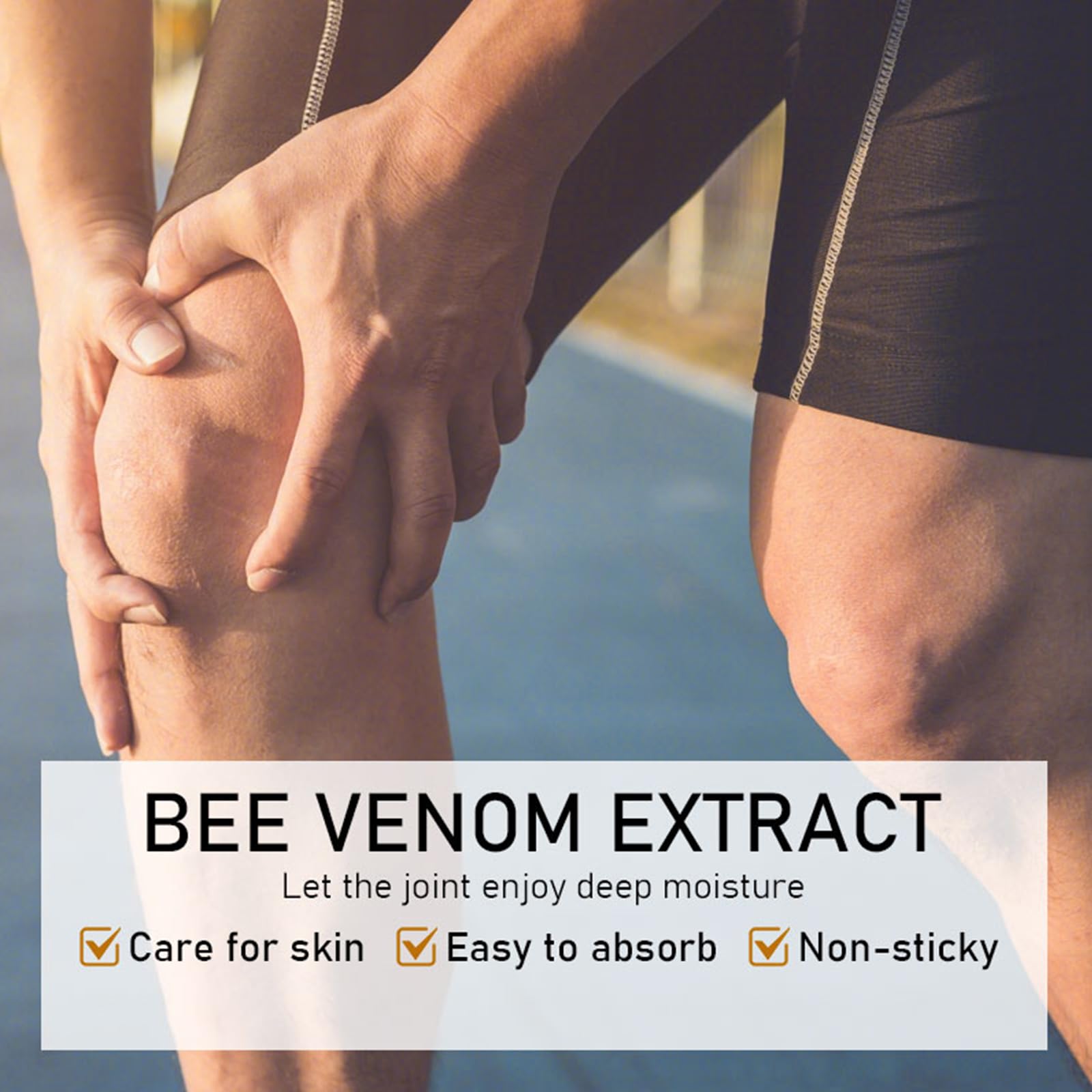 Bee Venom Joint Cream for Knees & Joint Support, Fast Absorbing, Non-Sticky Formula with Vitamin C, Aloe Vera for Soothing Comfort (1.411OZ) GenericAu supplements