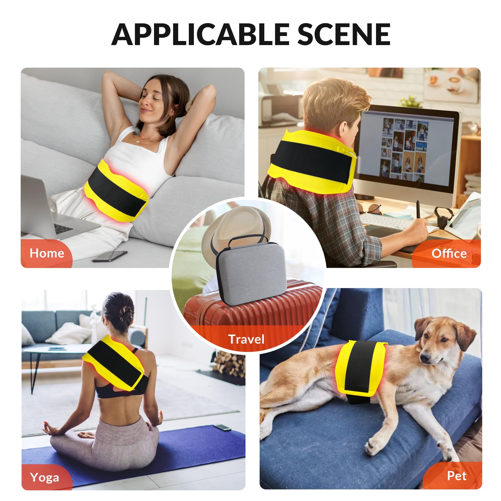 Fimem Red Light Therapy Belt 660nm 850nm 940nm, Red Light Therapy Device for Back, Infrared Light Therapy FimemAu supplements