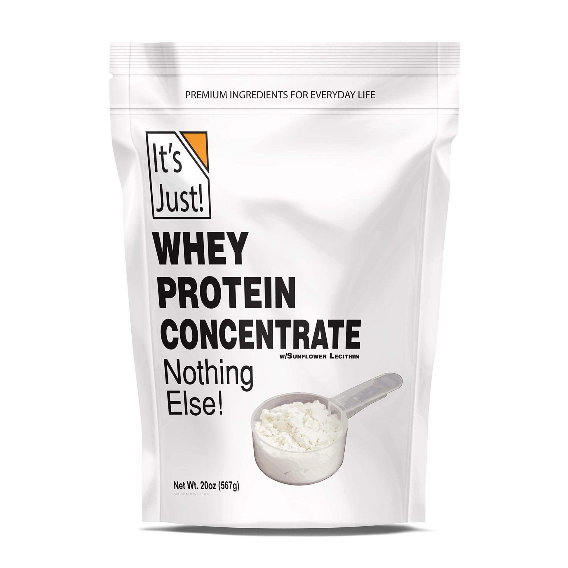 It's Just! - 100% Whey Protein Concentrate, Made in USA, Premium WPC-80, No Added It's Just!US supplements