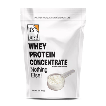 It's Just! - 100% Whey Protein Concentrate, Made in USA, Premium WPC-80, No Added It's Just!US supplements