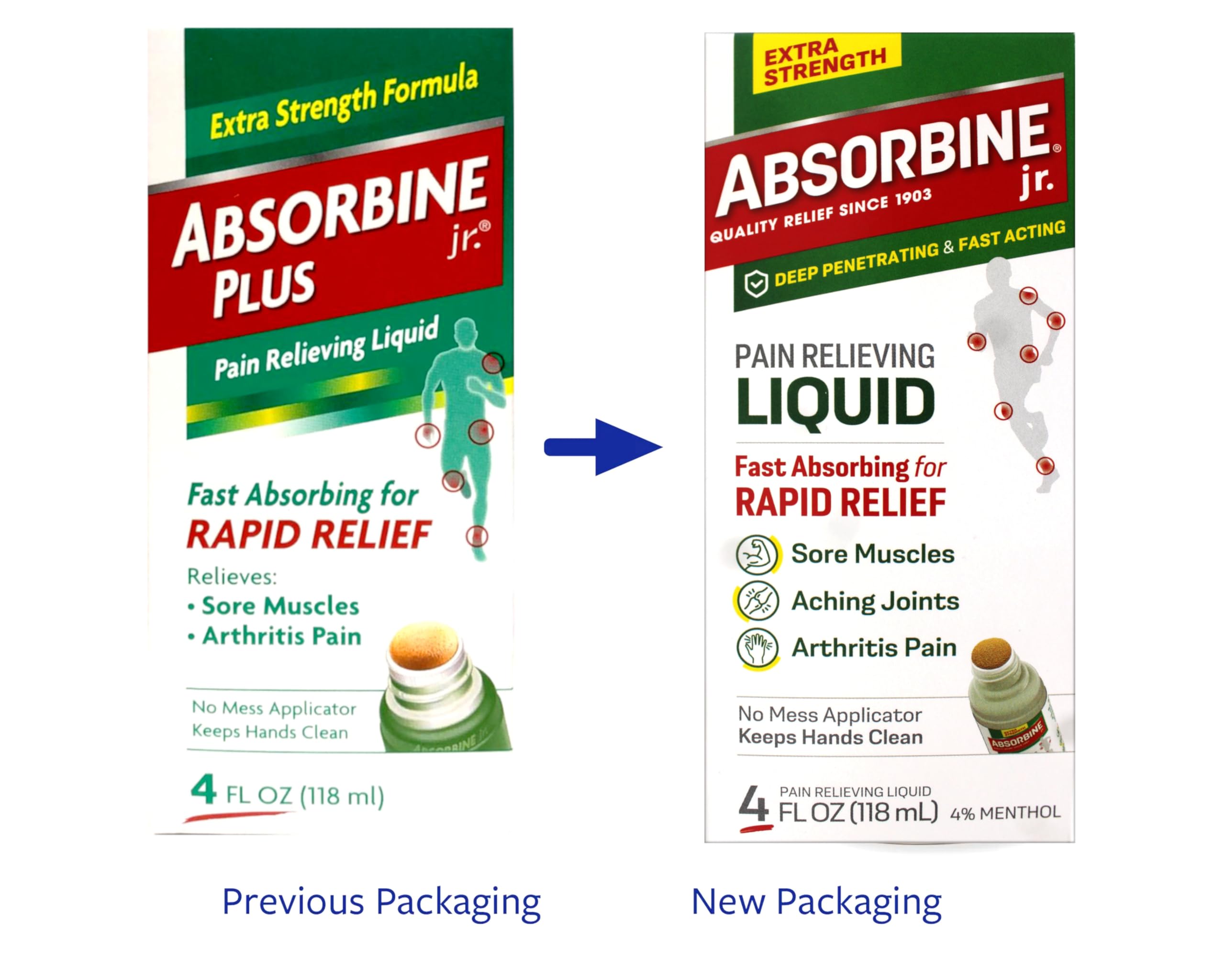 Absorbine Plus Pain Relieving Liquid - 4 oz, Pack of 6. ABSORBINE JR.Au supplements