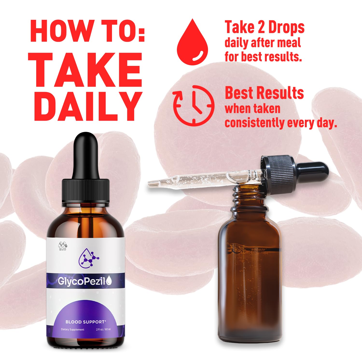 (3 Pack) Glycopezil Drops, Official Glycopezil Blood Health Support Drops with All Natural Ingredients, Advanced Health & Wellness Support Formula with Premium Vitamins for Women & Men (90 Servings) MJOAu supplements