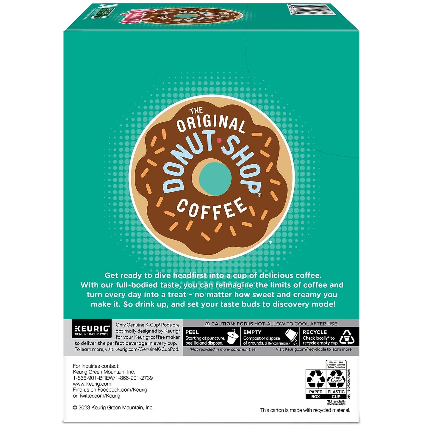 The Original Donut Shop Regular Keurig Single-Serve K-Cup Pods, Medium Roast Coffee The Original Donut ShopUS supplements