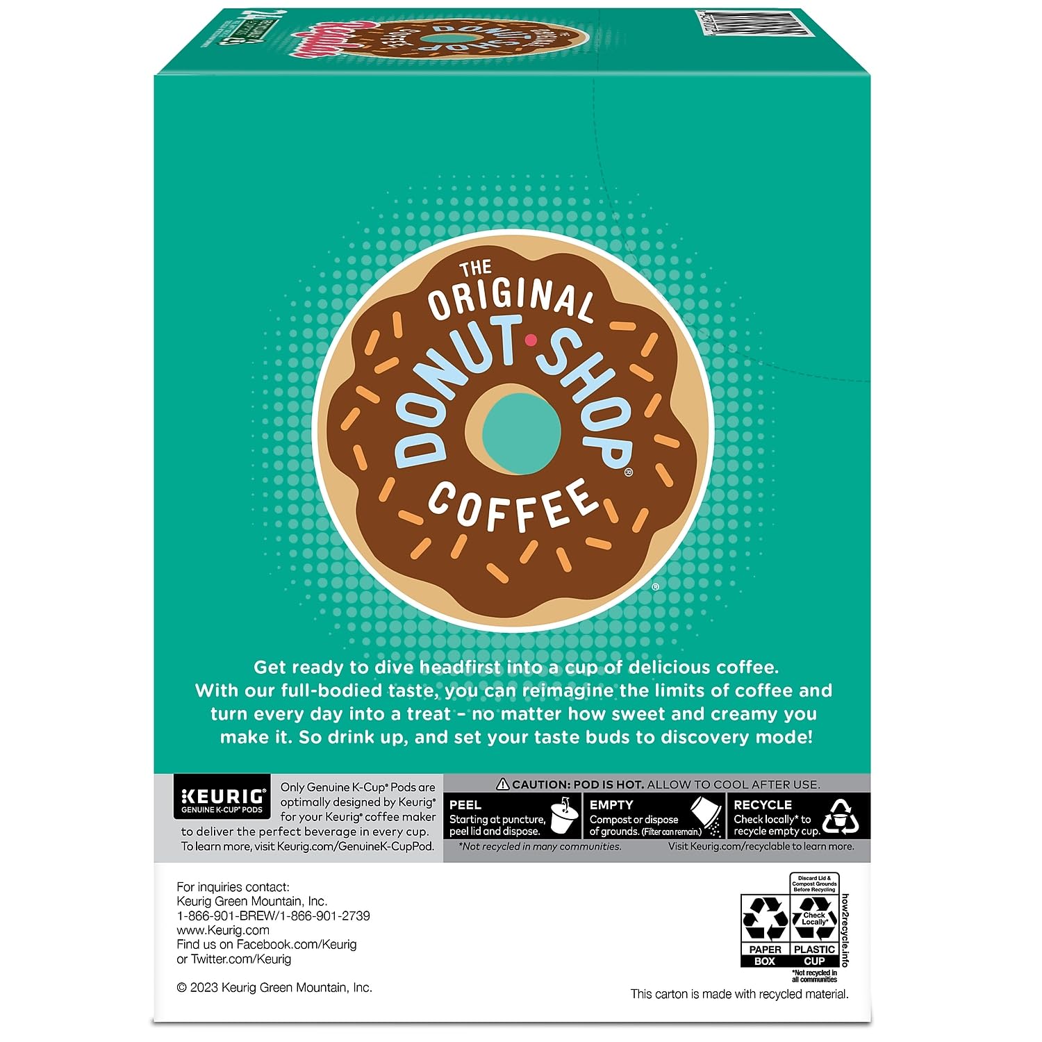 The Original Donut Shop Regular Keurig Single-Serve K-Cup Pods, Medium Roast Coffee The Original Donut ShopUS supplements