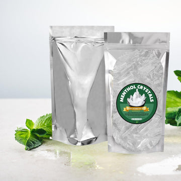 ZAVBE 1LB Menthol Crystal Mentha Arvensis Pure Natural in Resealable Bag USP Food Grade ZAVBEAu supplements