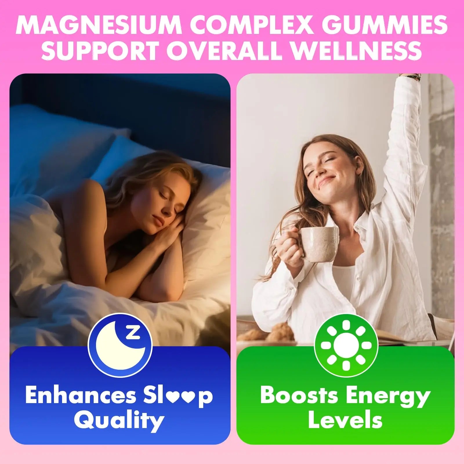 softbear Magnesium Complex Gummies for Women & Men & Kids, 8 in 1 Magnesium Complex Supplement 1000mg-Magnesium Glycinate,Citrate,Malate Supports Calm, Zzz, Muscle Cramp, Strawberry Flavor 120 Count softbearnz supplements