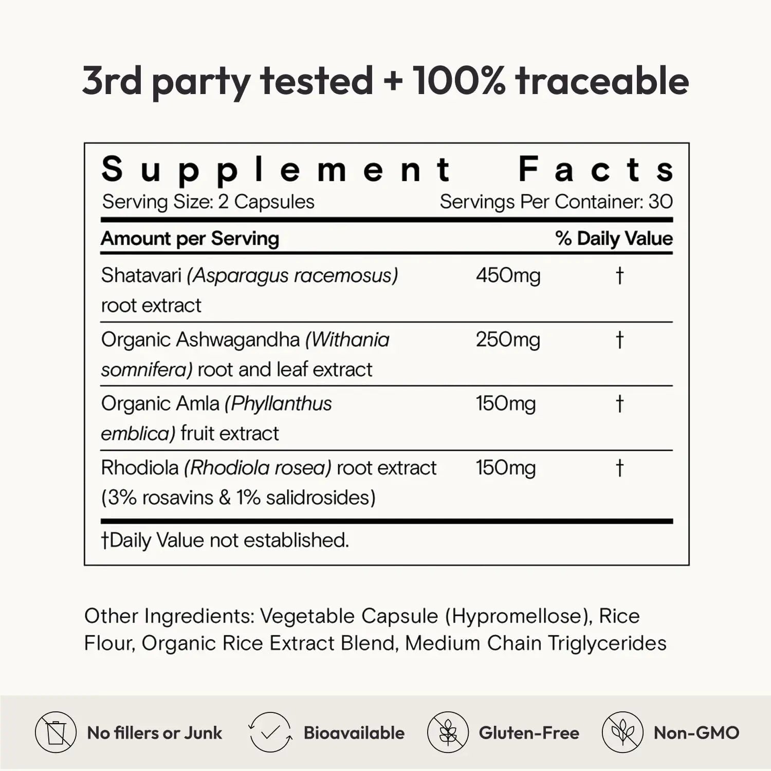 Moon Juice SuperYou Ashwagandha Supplements with Rhodiola, Shatavari & Amla - Cortisol Reducer for Energy, Mood, Focus and Stress Support, Vegan, Non-GMO & 100% Traceable, 60 Capsules, 30 Servings Moon Juicenz supplements