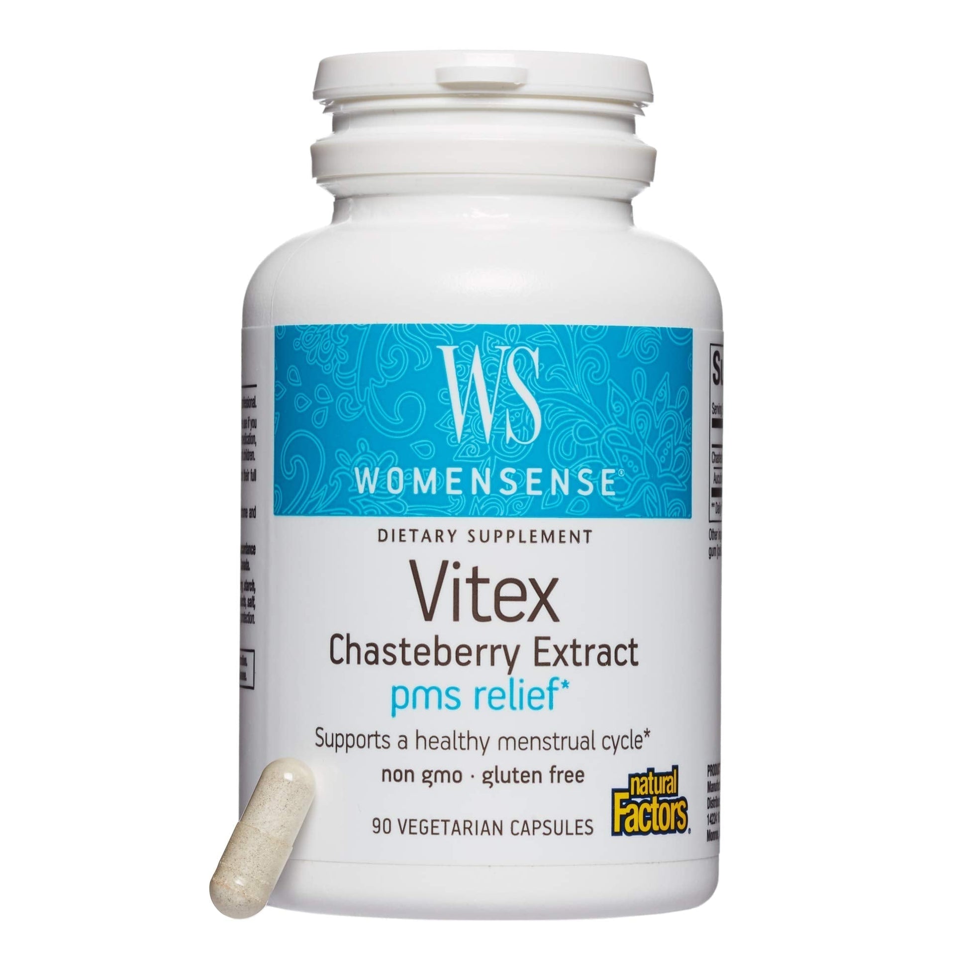 WomenSense by Natural Factors, Vitex Chasteberry Extract, Helps Sooth Symptoms of PMS and Menopause Natural FactorsAu supplements