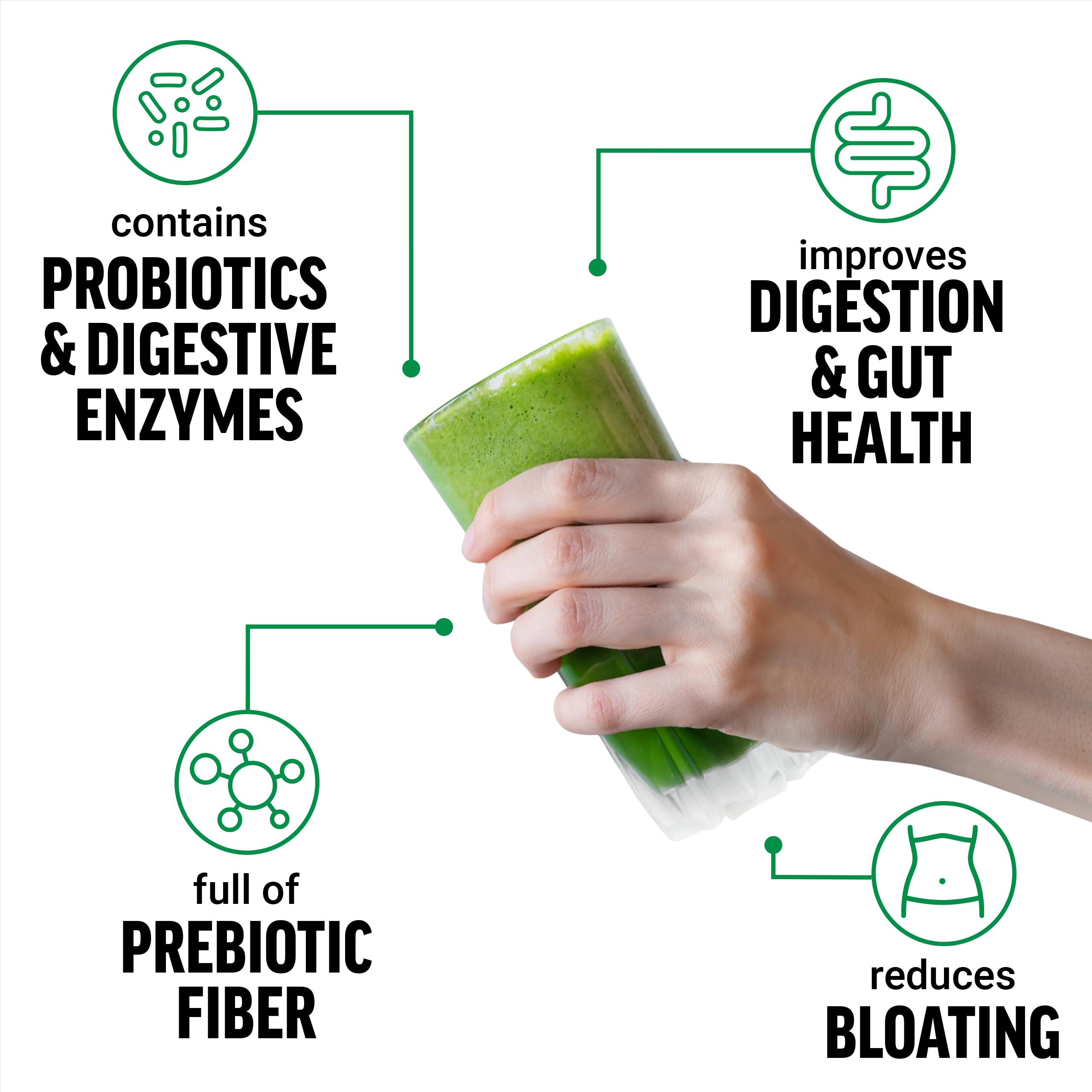 Force Factor Smarter Greens Superfoods Powder, 2-Pack, Supports Digestion and Bloating, Immunity, and Energy, Greens Powder with Probiotics, Digestive Enzymes, Antioxidants, and Fiber, 60 Servings Force FactorAu supplements
