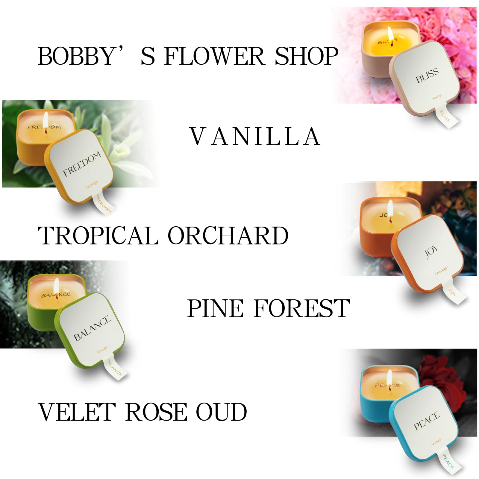 Aromagic 5 Pack Scented Candles Gift Set,Jar Candles Valentine's Day Gifts for Women aromagicAu supplements
