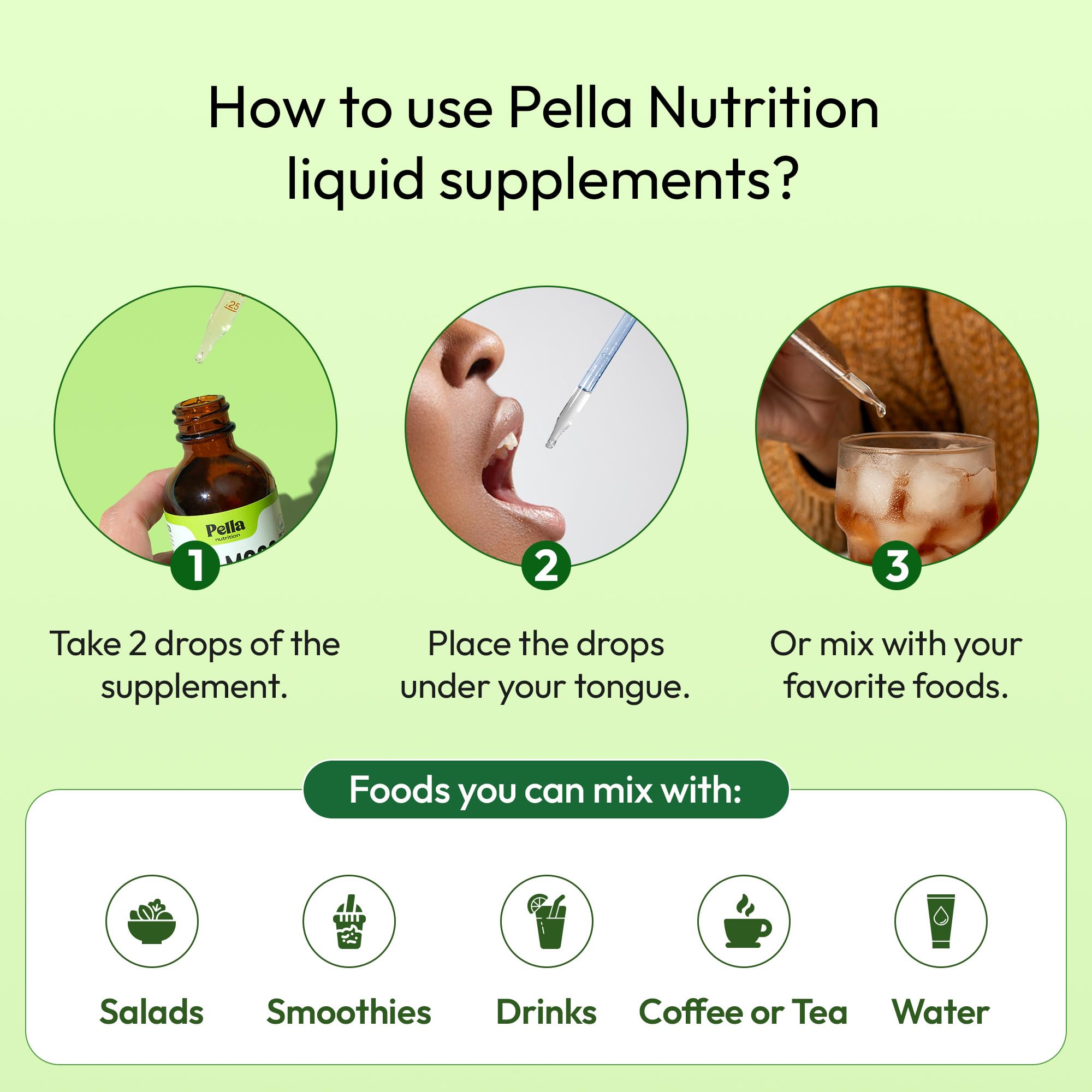 Pella Nutrition Sea Moss Drops with Bladderwrack – 4X Faster Absorption Than Irish Sea Moss Gel Superfood, Gummies, and Capsules – Digestive & Immune Support Supplement (Strawberry Lime, 60mL) Pella NutritionAu supplements