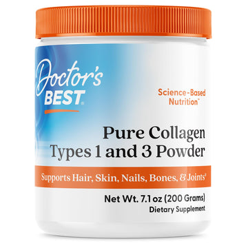 Doctor's Best Pure Collagen Types 1 & 3, Promotes Healthy Skin Hair & Nails – Bone & Joint Support, 7.1 Ounce (Pack of 1) Doctor's BESTAu supplements