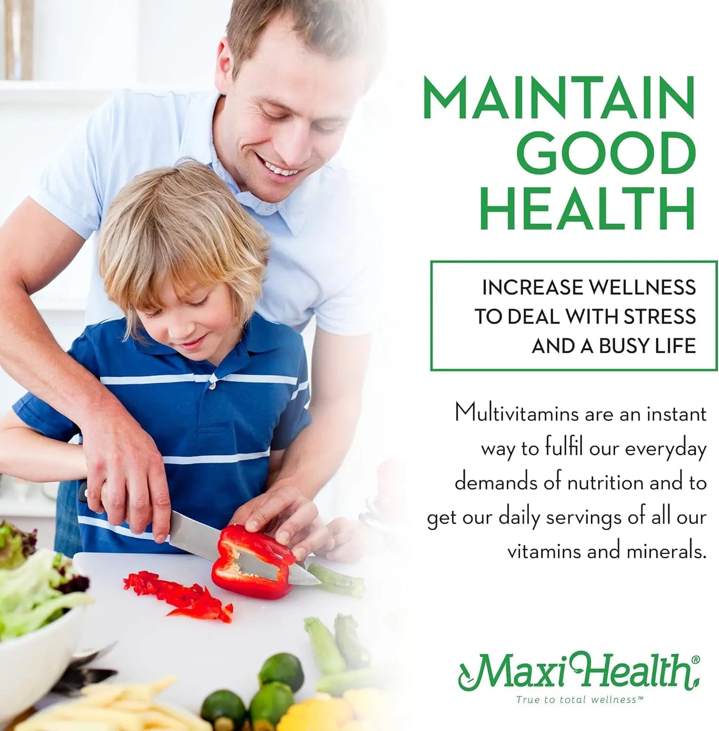 Maxi Health Chewable Multivitamin for Kids, Teens and Adults - Cherry Chewable Vitamins for Adults & Children Maxi HealthAu supplements