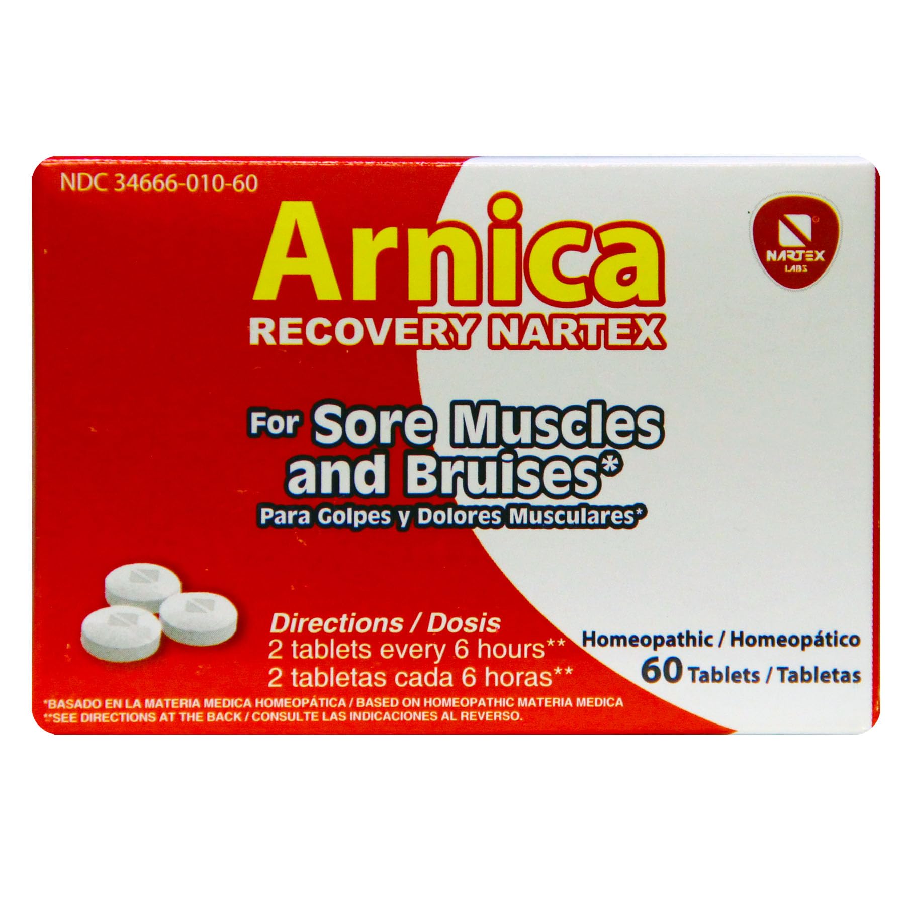 Arnica Recovery TABS NARTEX NARTEX LABSAu supplements
