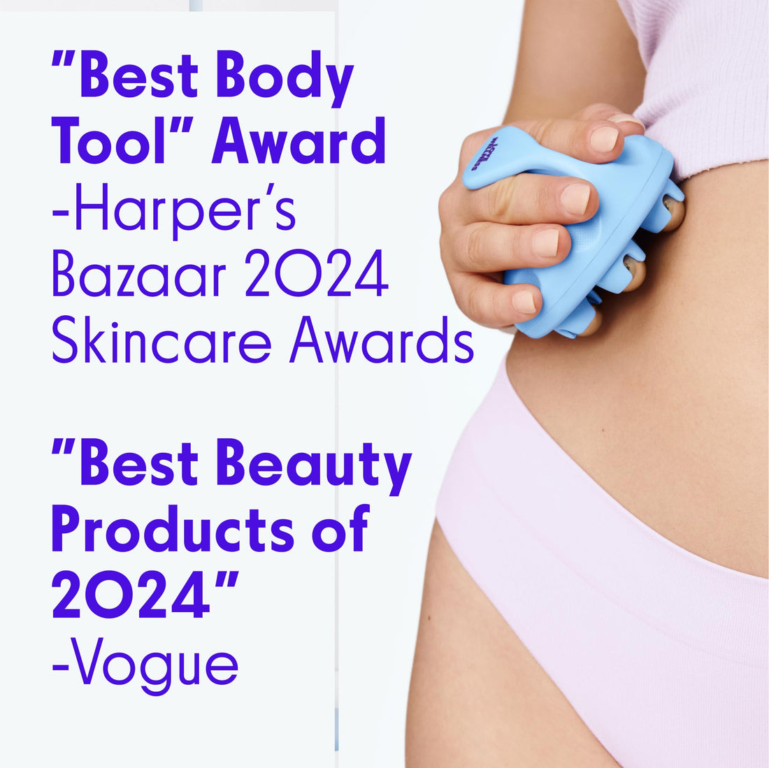 Love Wellness Bye Bye Bloat Lymphatic Massage Roller | Handheld Massager and Body Sculpting Tool | Supports Lymphatic Drainage, Bloating Relief, Skin Hydration & Boost Circulation | 1 Count Love WellnessUS supplements