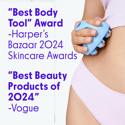 Love Wellness Bye Bye Bloat Lymphatic Massage Roller | Handheld Massager and Body Sculpting Tool | Supports Lymphatic Drainage, Bloating Relief, Skin Hydration & Boost Circulation | 1 Count Love WellnessUS supplements
