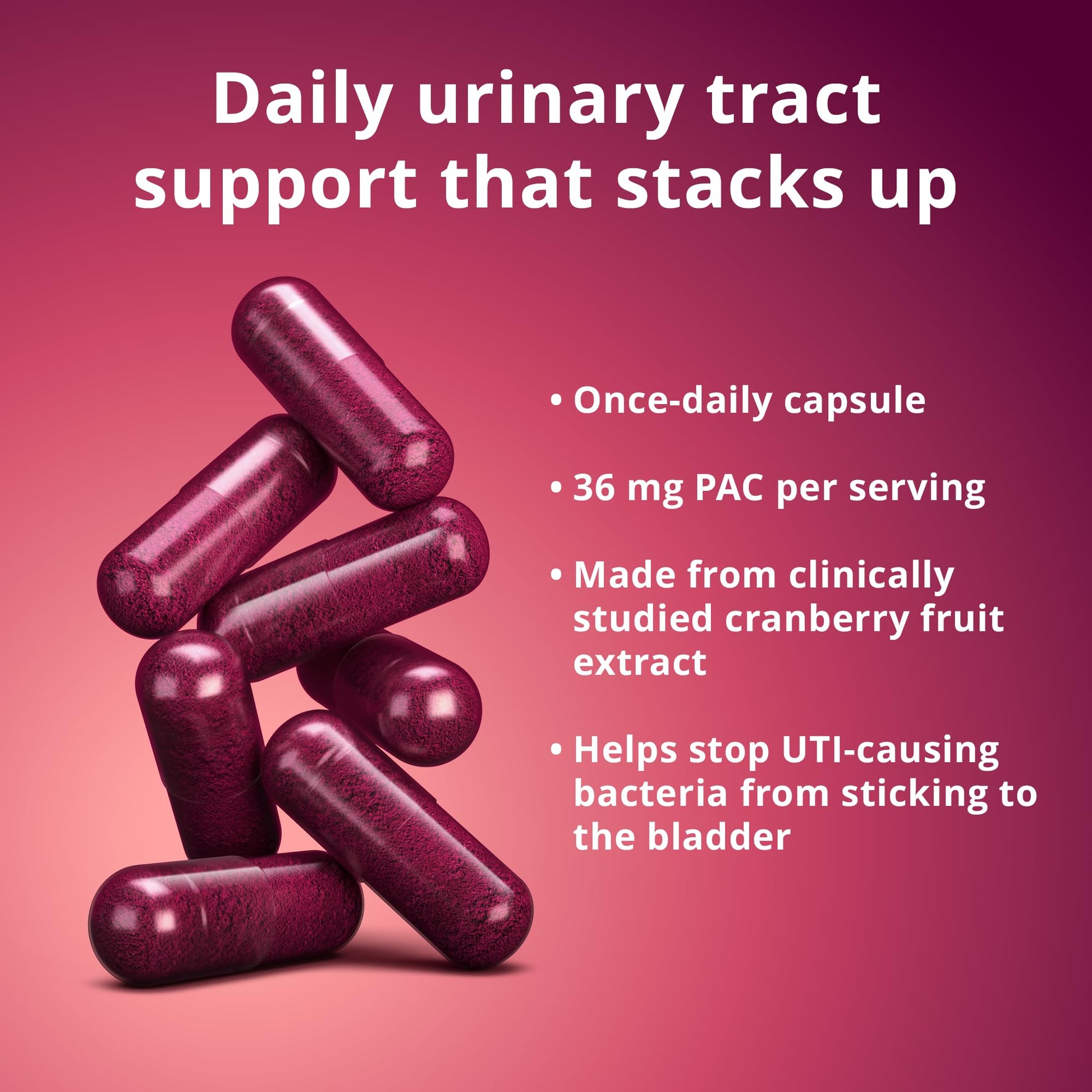 Solv Wellness Urinary Health 36 mg Cranberry PAC – Whole Cranberry Fruit Extract, Daily Urinary Tract Health Support, 30 Capsules Solv WellnessAu supplements