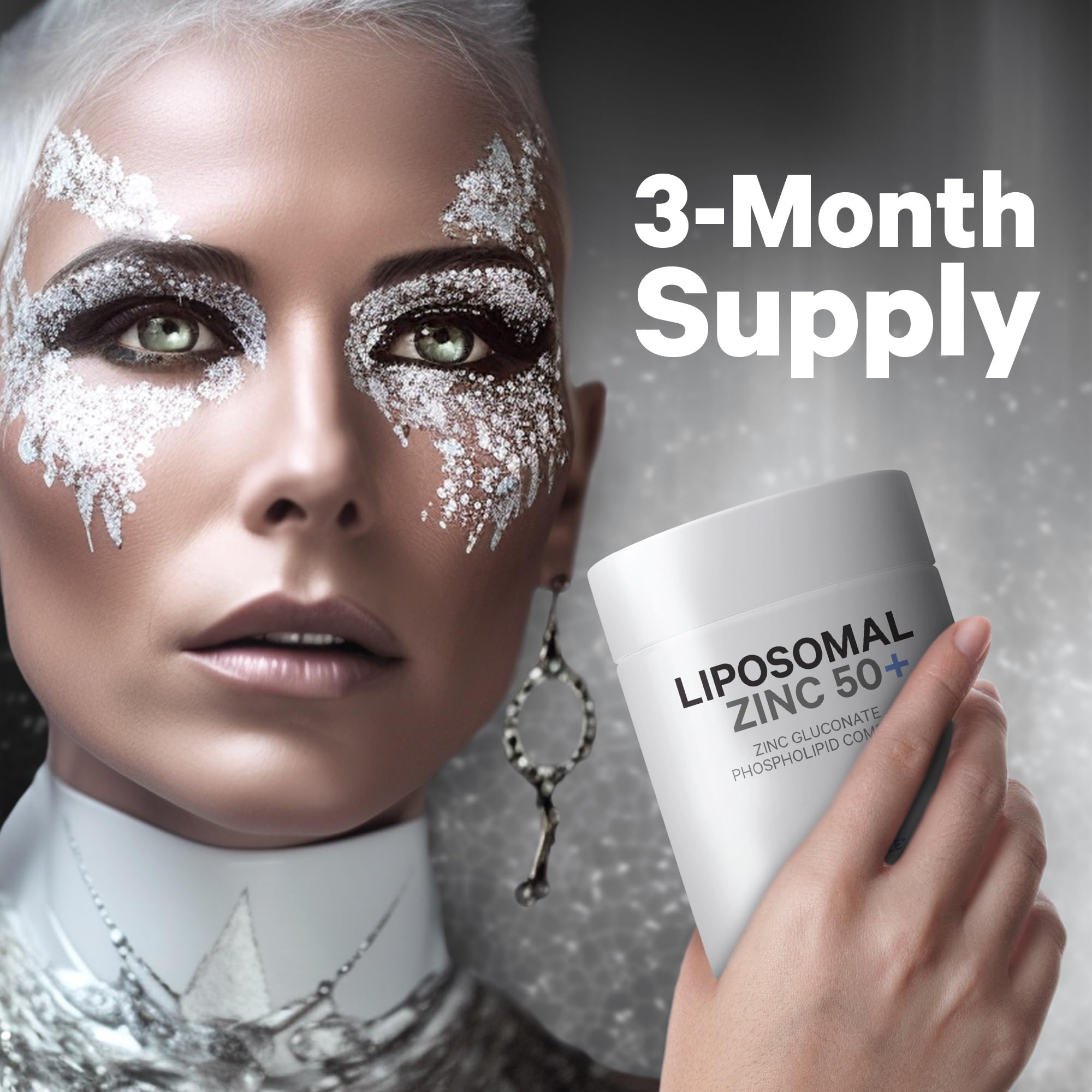 Codeage Liposomal Zinc Supplement – 3 Month Supply – One Per Day - 50 mg Zinc Gluconate Vitamin Pills - Essential Mineral Supplements Liposomal Delivery Matrix - Vegan Non-GMO - 100 Capsules CodeageAu supplements