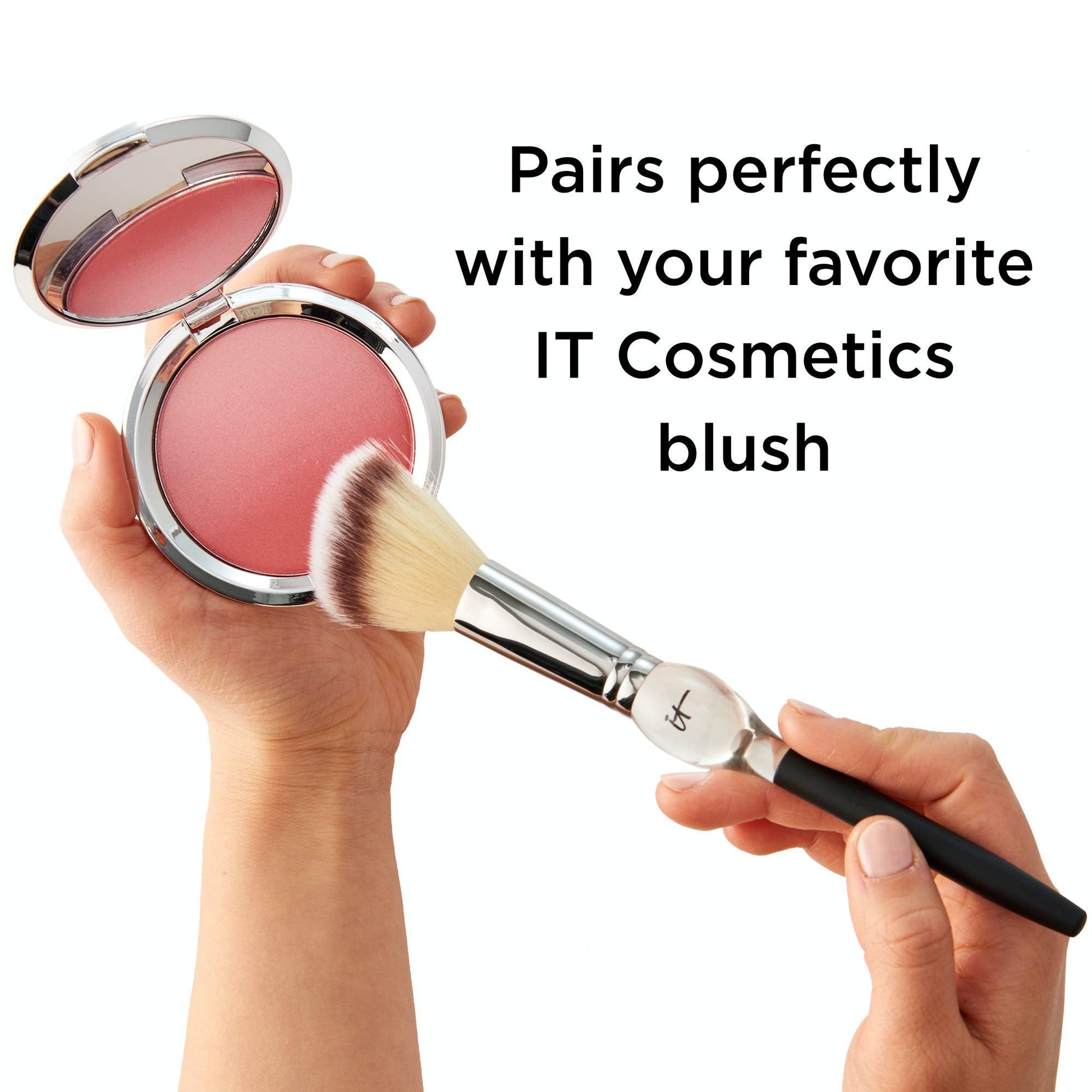 IT Cosmetics Heavenly Luxe French Boutique Blush Brush #4 - Angled Blush Brush for Cheeks - Liquid & Powder Blush Brush - Makeup Brush With Award-Winning Heavenly Luxe Hair IT CosmeticsAu supplements