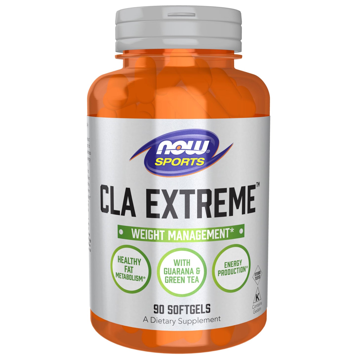 NOW Sports Nutrition, CLA Extreme™ (Conjugated Linoleic Acid) With Guarana & Green Tea NOWUS supplements