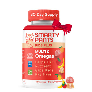 SmartyPants Kids Multivitamin Gummies - Improved Formula: Omega 3 (DHA/EPA), Vitamins D3, C, B12, B6, Vitamin A, K & Zinc SmartyPantsAu supplements